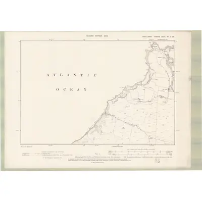 1898 Map of Argyll and Bute Sheet CCLVI.NE & SE, 1900 Print