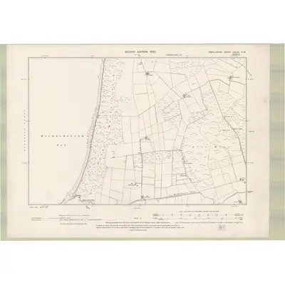 1898 Map of Argyll and Bute Sheet CCLVII.NW, 1900 Print
