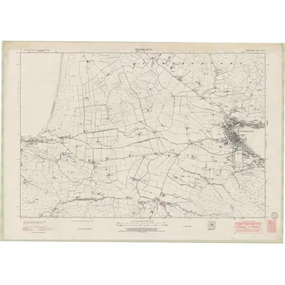 1938 Map of Argyll and Bute Sheet CCLVII, 1949 Print