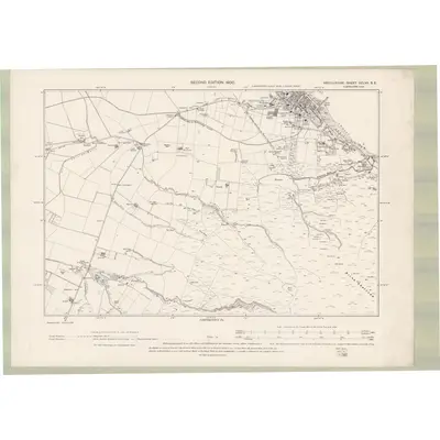 1898 Map of Argyll and Bute Sheet CCLVII.SE, 1900 Print