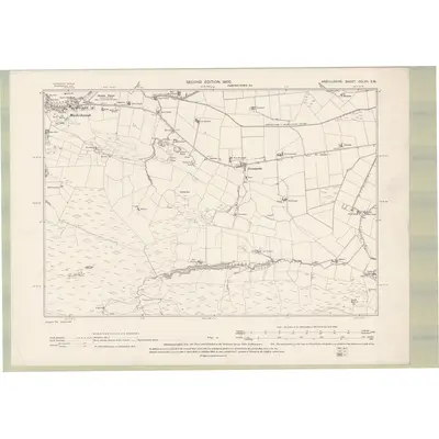 1898 Map of Argyll and Bute Sheet CCLVII.SW, 1900 Print