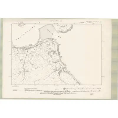 1898 Map of Argyll and Bute Sheet CCLVIII.SW, 1900 Print