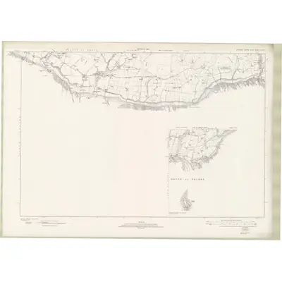 1915 Map of Argyll and Bute Sheet CCLVIIIa & CCLIX & CCLX, 1924 Print