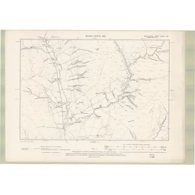1897 Map of Argyll and Bute Sheet CCLXII.SE, 1900 Print