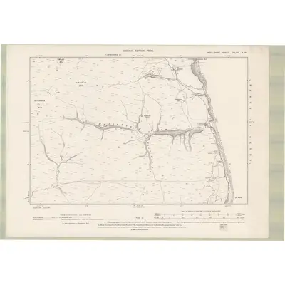1897 Map of Argyll and Bute Sheet CCLXIII.NW, 1900 Print