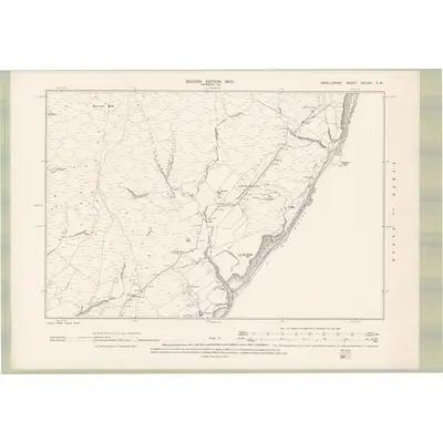 1897 Map of Argyll and Bute Sheet CCLXIII.SW, 1900 Print