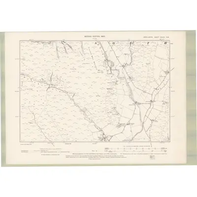 1897 Map of Argyll and Bute Sheet CCLXV.NW, 1900 Print