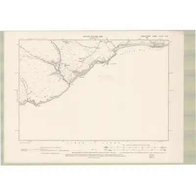 1897 Map of Argyll and Bute Sheet CCLXV.SW, 1900 Print