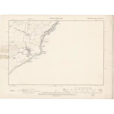 1897 Map of Argyll and Bute Sheet CCLXVI.NW, 1900 Print
