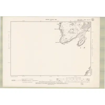 1898 Map of Argyll and Bute Sheet CCXI.SE, 1900 Print