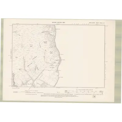 1898 Map of Argyll and Bute Sheet CCXIII.NE, 1900 Print