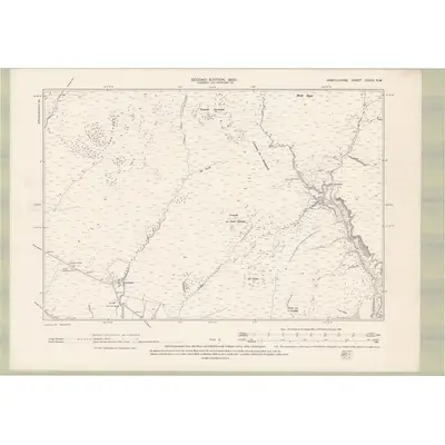 1898 Map of Argyll and Bute Sheet CCXIII.NW, 1900 Print