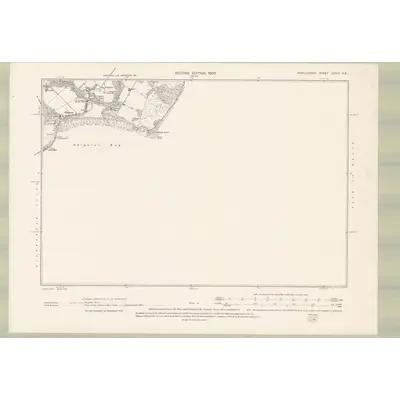 1898 Map of Argyll and Bute Sheet CCXIII.SE, 1900 Print