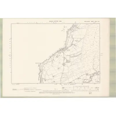 1898 Map of Argyll and Bute Sheet CCXLI.SW, 1900 Print