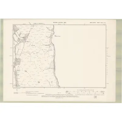 1898 Map of Argyll and Bute Sheet CCXLII.NE, 1900 Print