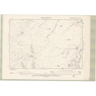 1898 Map of Argyll and Bute Sheet CCXLII.NW, 1900 Print