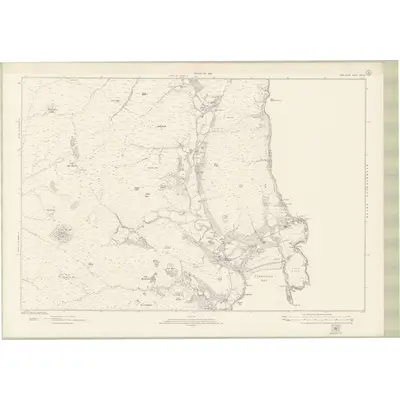 1915 Map of Argyll and Bute Sheet CCXLII, 1924 Print
