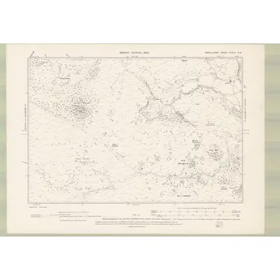 1898 Map of Argyll and Bute Sheet CCXLII.SW, 1900 Print