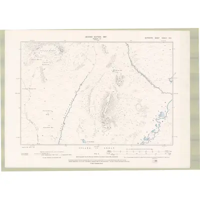 1895 Map of Argyll and Bute Sheet CCXLIII.NE, 1897 Print