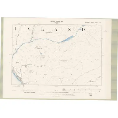 1895 Map of Argyll and Bute Sheet CCXLIII.SE, 1897 Print