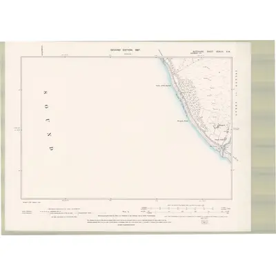 1895 Map of Argyll and Bute Sheet CCXLIII.SW, 1897 Print