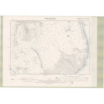 1895 Map of Argyll and Bute Sheet CCXLIV.NE, 1897 Print