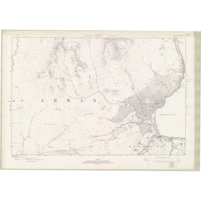 1914 Map of Argyll and Bute Sheet CCXLIV, 1924 Print