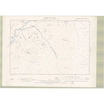 1895 Map of Argyll and Bute Sheet CCXLIX.NW, 1897 Print