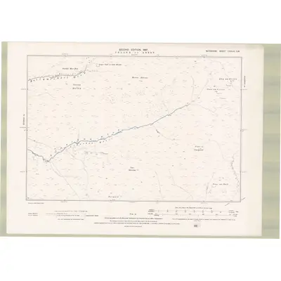 1895 Map of Argyll and Bute Sheet CCXLIX.SW, 1897 Print