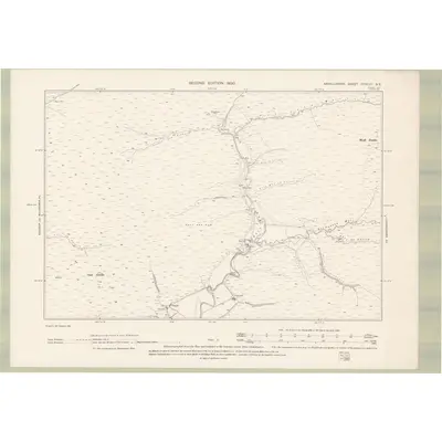1898 Map of Argyll and Bute Sheet CCXLVI.SE, 1900 Print