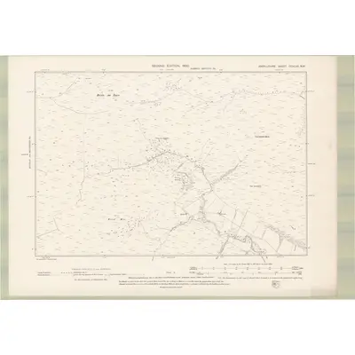 1898 Map of Argyll and Bute Sheet CCXLVII.NW, 1900 Print