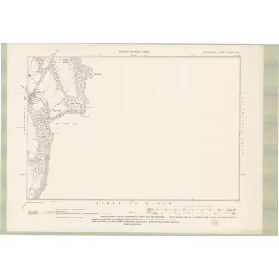 1898 Map of Argyll and Bute Sheet CCXLVII.SE, 1900 Print