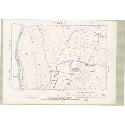 1895 Map of Argyll and Bute Sheet CCXLVIII.SE, 1897 Print