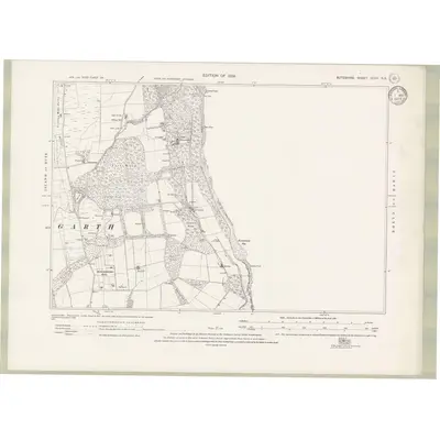 1915 Map of Argyll and Bute Sheet CCXV.NE, 1924 Print