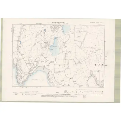 1896 Map of Argyll and Bute Sheet CCXV.NW, 1897 Print