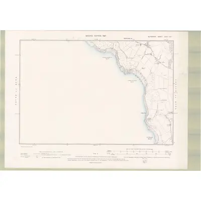1896 Map of Argyll and Bute Sheet CCXV.SW, 1897 Print