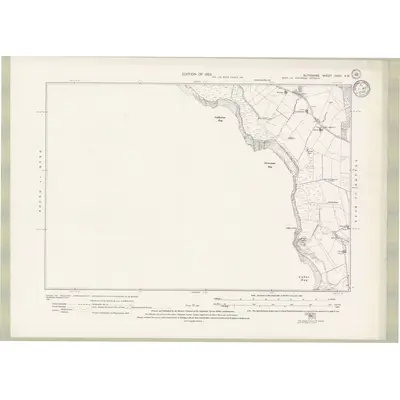 1915 Map of Argyll and Bute Sheet CCXV.SW, 1924 Print