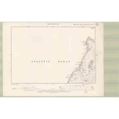 1898 Map of Argyll and Bute Sheet CCXXII.SE, 1900 Print