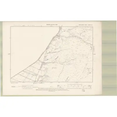 1898 Map of Argyll and Bute Sheet CCXXIII.SE, 1900 Print