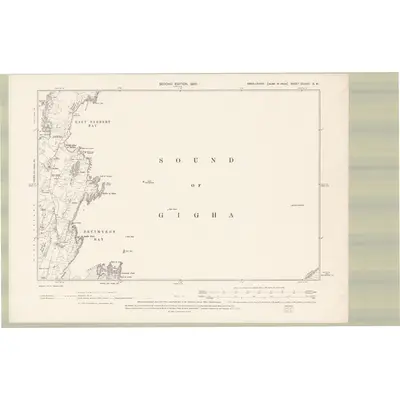 1898 Map of Argyll and Bute Sheet CCXXIII.SW, 1900 Print
