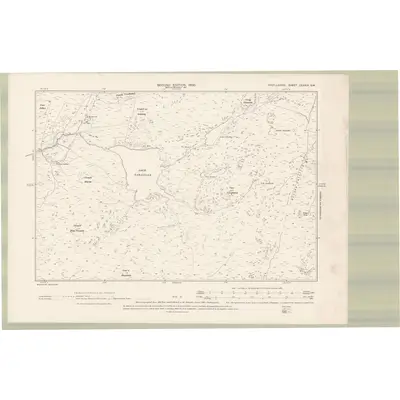 1898 Map of Argyll and Bute Sheet CCXXIV.SW, 1900 Print