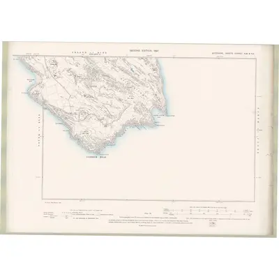 1896 Map of Argyll and Bute Sheet CCXXVII.NW & NE, 1897 Print