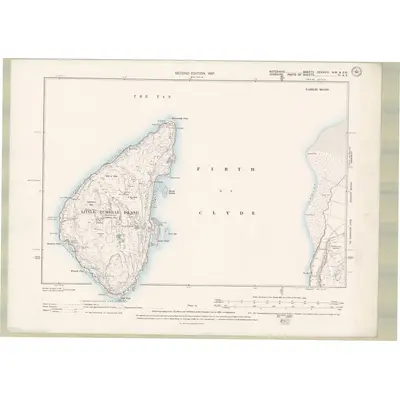 1895 Map of Argyll and Bute Sheet CCXXVIII.NW & SW, 1897 Print