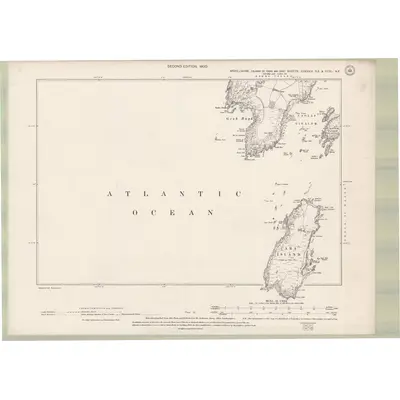 1898 Map of Argyll and Bute Sheet CCXXXIV.SE & CCXL.NE, 1900 Print