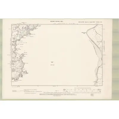 1898 Map of Argyll and Bute Sheet CCXXXV.NW, 1900 Print