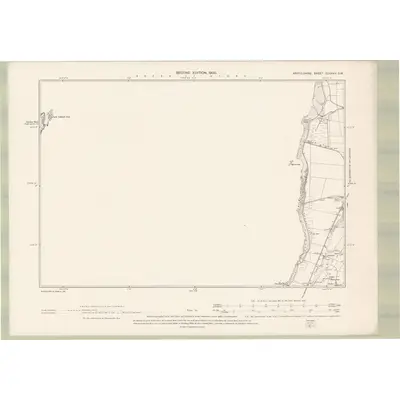 1898 Map of Argyll and Bute Sheet CCXXXV.SW, 1900 Print