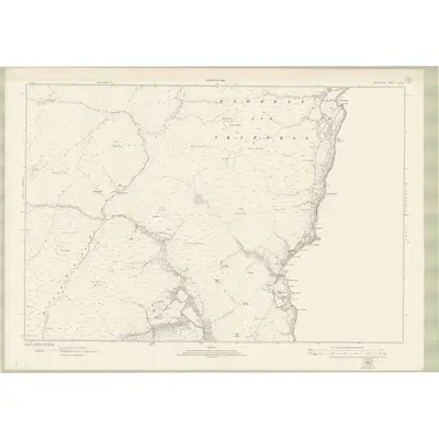 1915 Map of Argyll and Bute Sheet CCXXXVI, 1924 Print