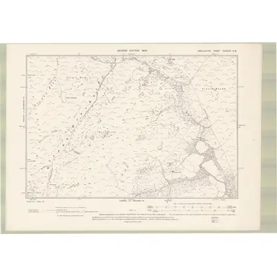 1898 Map of Argyll and Bute Sheet CCXXXVI.SW, 1900 Print