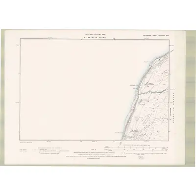 1895 Map of Argyll and Bute Sheet CCXXXVII.NW, 1897 Print