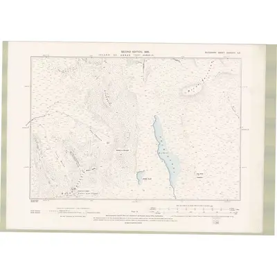 1895 Map of Argyll and Bute Sheet CCXXXVII.SE, 1896 Print